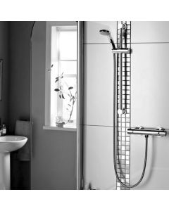 Frenzy Bar Shower with Adjustable Rise