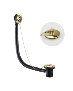 Grosvenor Traditional Bath Waste Antique Brass