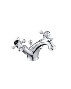 Grosvenor Black Pinch Basin Mixer Chrome