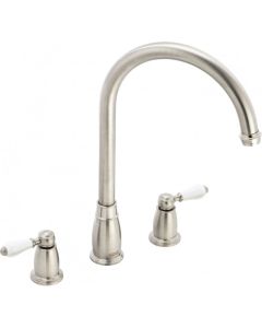 Franke Gloriana Lever 3-Hole Sink Mixer Decor Steel