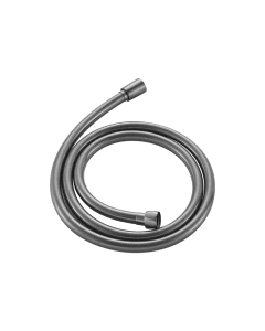 1.5m Smooth Cone to Nut Shower Hose Gun Metal