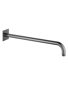 400mm Square Wall Shower Arm Gun Metal