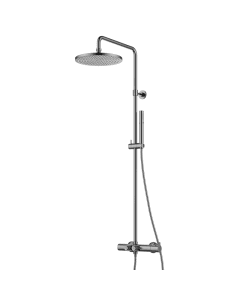 Moonlight GoClick Thermostatic Shower Kit Gun Metal