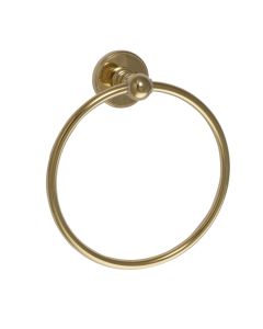 Grosvenor Towel Ring Antique Brass