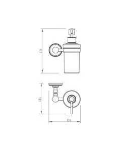 Grosvenor Soap Dispenser Chrome