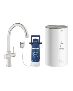 Grohe Red Duo C Spout Tap M Size Boiler Stainless Steel 30058DC1