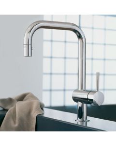 Minta Single Lever Mixer Pull Out Spray Chrome