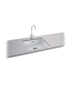 Carron Phoenix Haven 100 1 Bowl Sink Polar White