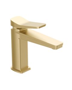 Hix Single Lever Basin Mixer Brass