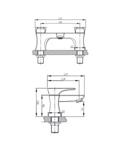 Hourglass Bath Filler