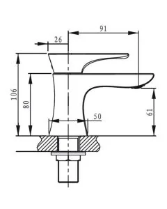 Hourglass Bath Taps