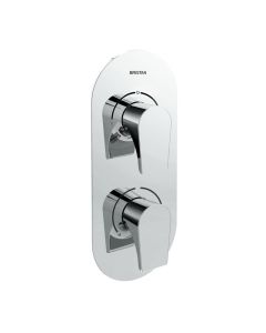 Hourglass Recessed Shower with Integral Two Outlet Diverter