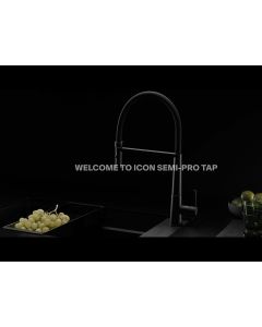 Franke Icon Spray Semi-Pro Mixer Tap Matt Black