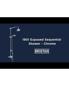 1901 Thermostatic Exposed Dual Control Shower Valve Diverter Riser Kit