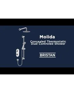 Molida 2-Way Recessed Shower Valve Kit Chrome