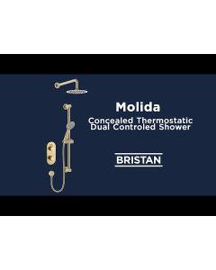 Molida 2-Way Recessed Shower Valve Kit Brushed Brass