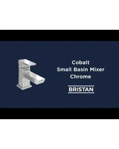Bristan Cobalt Basin Mixer with Clicker Waste