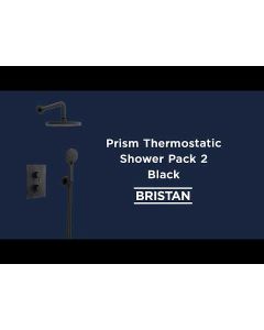 Prism Shower Package Matt Black