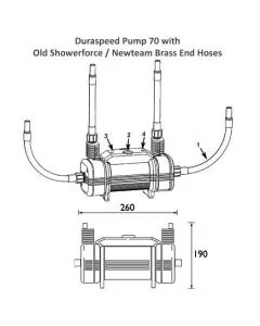 Duraspeed 70 Pump with SF Hoses