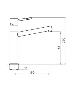 Hydrus Single Lever Sink Mixer