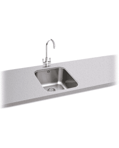 Carron Phoenix Ibis 100U 1 Bowl Undermount Sink Stainless Steel