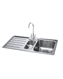 Carron Phoenix Ibis 150 1.5 Bowl LHD Inset Sink Stainless Steel