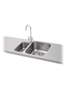Carron Phoenix Ibis 150U 1.5 Bowl LHSB Undermount Sink Stainless Steel
