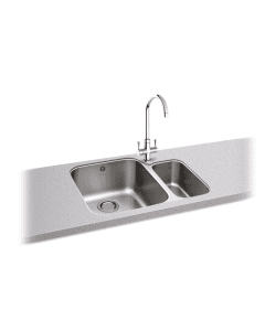 Carron Phoenix Ibis 150U 1.5 Bowl LHSB Undermount Sink Stainless Steel