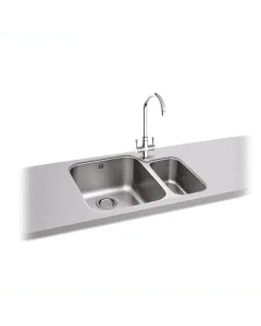 Carron Phoenix Ibis 150U 1.5 Bowl LHSB Undermount Sink Stainless Steel