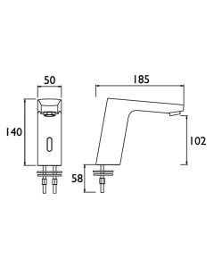 Infrared Automatic Basin Spout