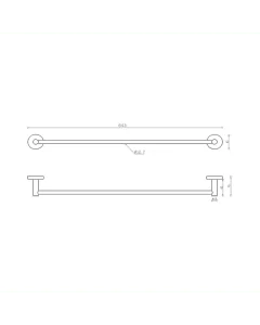 Inox Stainless Steel Towel Rail