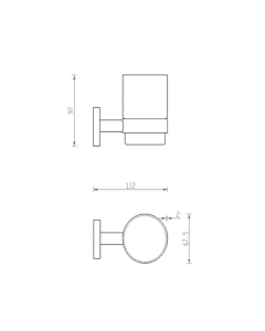 Inox Stainless Steel Tumbler Holder
