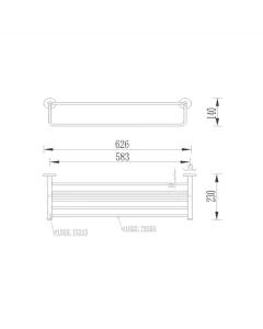 Inox Stainless Steel Towel Rail with Bar