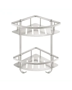 Inox Stainless Steel Shower Corner Twin Basket