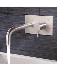 Inox Stainless Steel Wall Basin Mixer