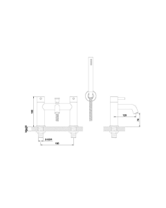 Inox Stainless Steel Bath Shower Mixer