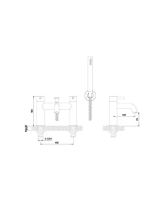 Inox Stainless Steel Bath Shower Mixer