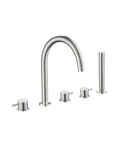 Inox Stainless Steel 5-Hole Bath Shower Mixer