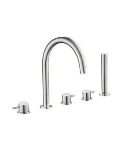 Inox Stainless Steel 5-Hole Bath Shower Mixer