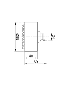 Inox Stainless Steel Small Shower Head