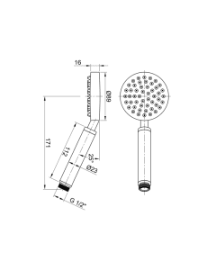 Inox Stainless Steel Shower Handset