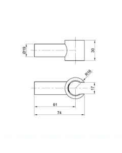 Inox Stainless Steel Wall Handset Holder