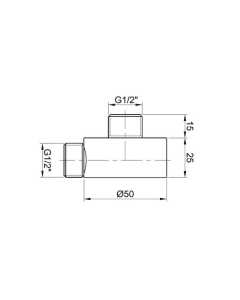 Inox Stainless Steel Wall Outlet
