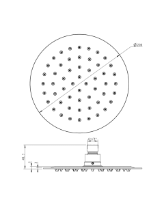 Inox Stainless Steel Glide Shower Head