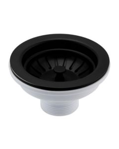 JTP 90mm Basket Strainer Waste Matt Black