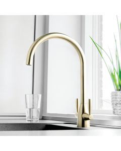 Blink Kitchen Sink Mixer Tap Brushed Brass