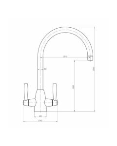 Blink Kitchen Sink Mixer Tap Chrome