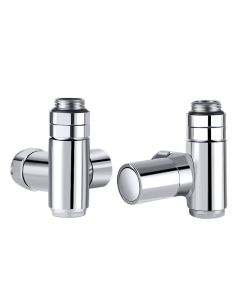 JTP Dual Fuel Radiator Valves Chrome 