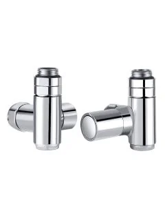 JTP Dual Fuel Radiator Valves Chrome 