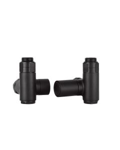 JTP Dual Fuel Radiator Valves Matt Black